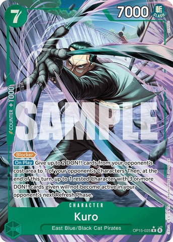 Image for Kuro (Alternate Art) (OP15-025) [Adventure on Kami's Island] - One Piece Card Game