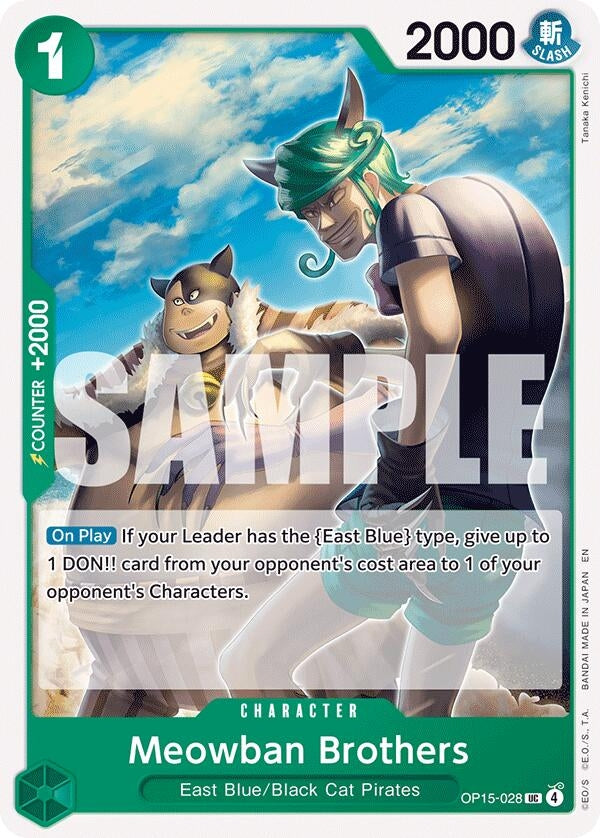 Image for Meowban Brothers (OP15-028) [Adventure on Kami's Island] - One Piece Card Game