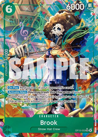 Image for Brook (OP15-032) (Alternate Art) (OP15-032) [Adventure on Kami's Island] - One Piece Card Game