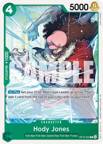Image for Hody Jones (OP15-033) [Adventure on Kami's Island] - One Piece Card Game