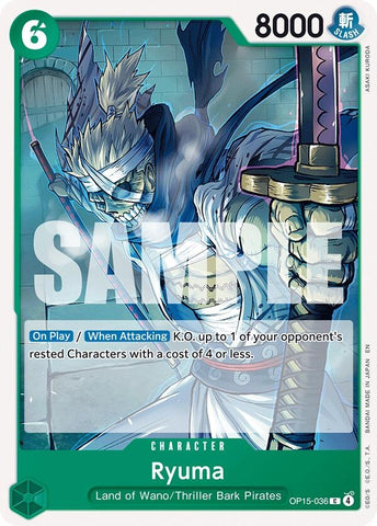Image for Ryuma (OP15-036) [Adventure on Kami's Island] - One Piece Card Game