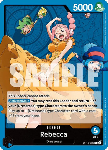 Image for Rebecca (OP15-039) (OP15-039) [Adventure on Kami's Island] - One Piece Card Game