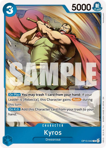 Image for Kyros (OP15-042) [Adventure on Kami's Island] - One Piece Card Game