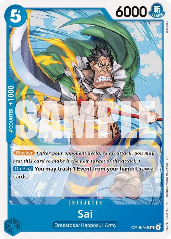 Image for Sai (OP15-045) [Adventure on Kami's Island] - One Piece Card Game