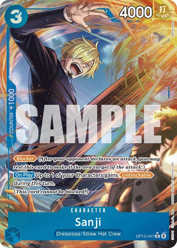 Image for Sanji (OP15-047) (Alternate Art) (OP15-047) [Adventure on Kami's Island] - One Piece Card Game