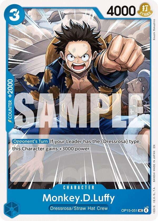 Image for Monkey.D.Luffy (OP15-051) (OP15-051) [Adventure on Kami's Island] - One Piece Card Game