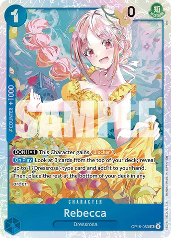 Image for Rebecca (OP15-053) (OP15-053) [Adventure on Kami's Island] - One Piece Card Game