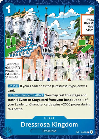 Image for Dressrosa Kingdom (OP15-057) [Adventure on Kami's Island] - One Piece Card Game
