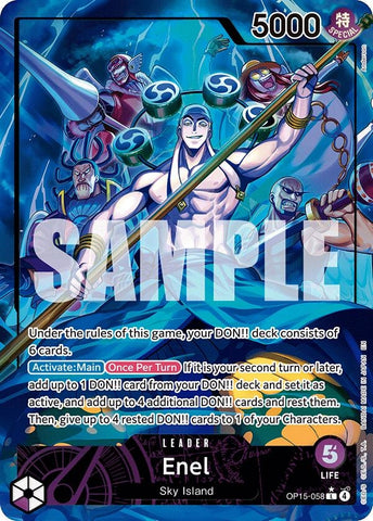 Image for Enel (OP15-058) (Alternate Art) (OP15-058) [Adventure on Kami's Island] - One Piece Card Game
