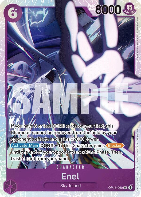 Image for Enel (OP15-060) (OP15-060) [Adventure on Kami's Island] - One Piece Card Game