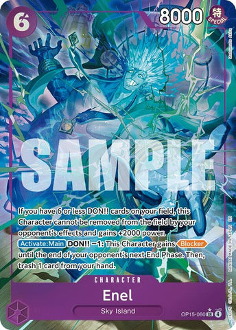 Image for Enel (OP15-060) (Alternate Art) (OP15-060) [Adventure on Kami's Island] - One Piece Card Game
