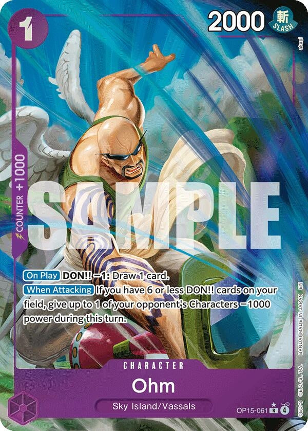 Image for Ohm (Alternate Art) (OP15-061) [Adventure on Kami's Island] - One Piece Card Game