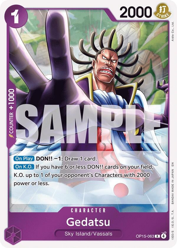 Image for Gedatsu (OP15-063) [Adventure on Kami's Island] - One Piece Card Game