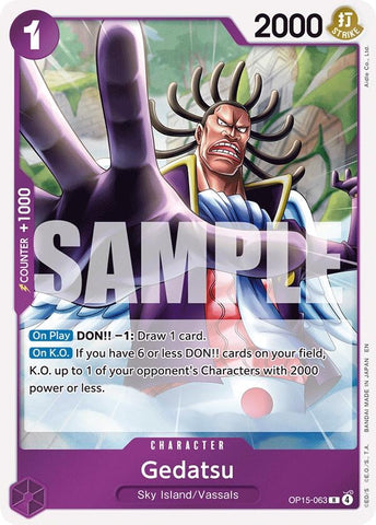 Image for Gedatsu (OP15-063) [Adventure on Kami's Island] - One Piece Card Game