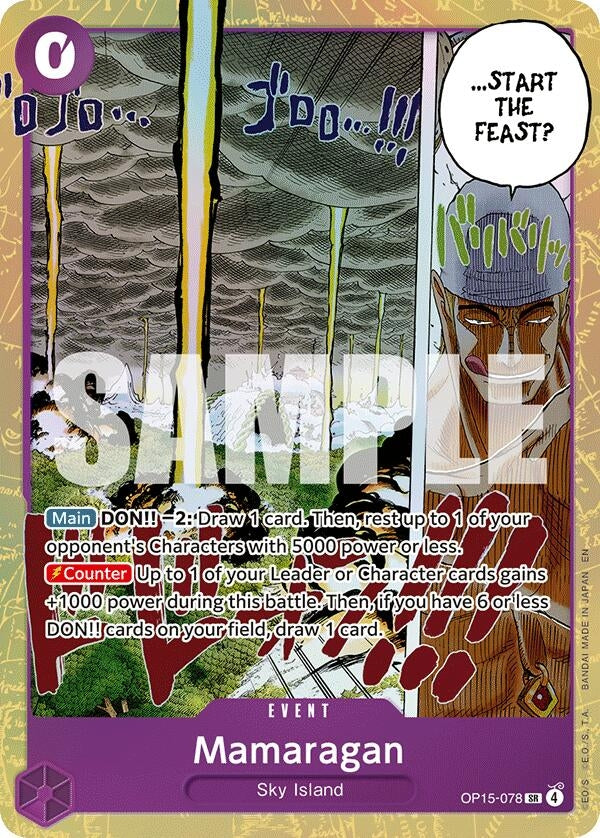 Image for Mamaragan (OP15-078) [Adventure on Kami's Island] - One Piece Card Game