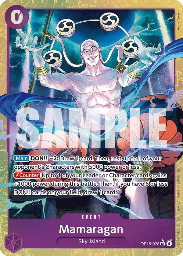 Image for Mamaragan (Alternate Art) (OP15-078) [Adventure on Kami's Island] - One Piece Card Game