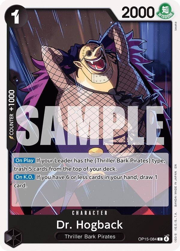 Image for Dr. Hogback (OP15-084) [Adventure on Kami's Island] - One Piece Card Game