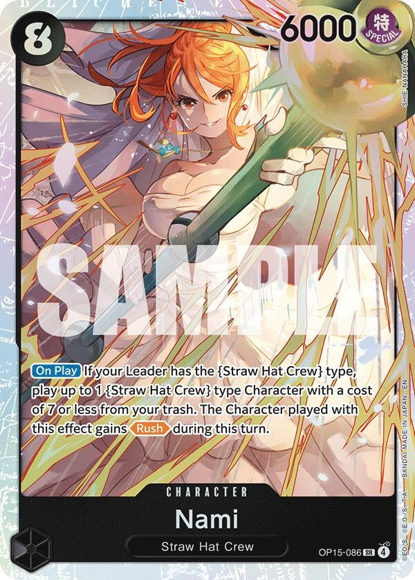 Image for Nami (OP15-086) (OP15-086) [Adventure on Kami's Island] - One Piece Card Game