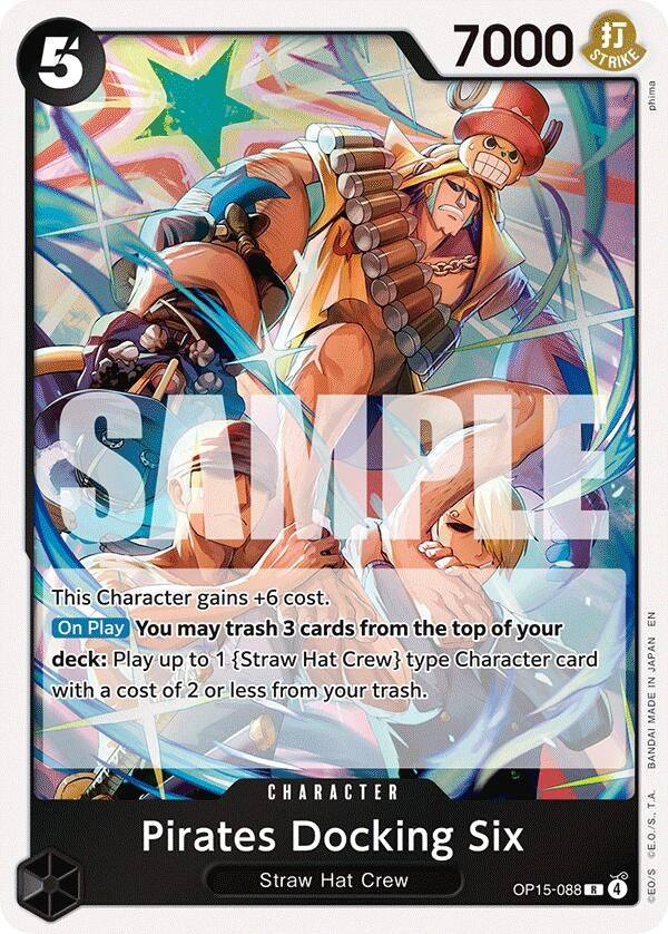 Image for Pirates Docking Six (OP15-088) [Adventure on Kami's Island] - One Piece Card Game