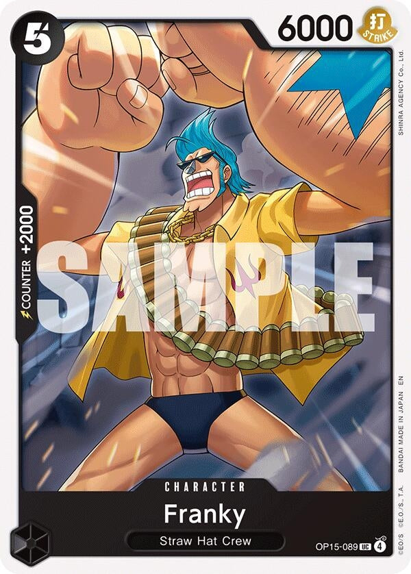 Image for Franky (OP15-089) [Adventure on Kami's Island] - One Piece Card Game