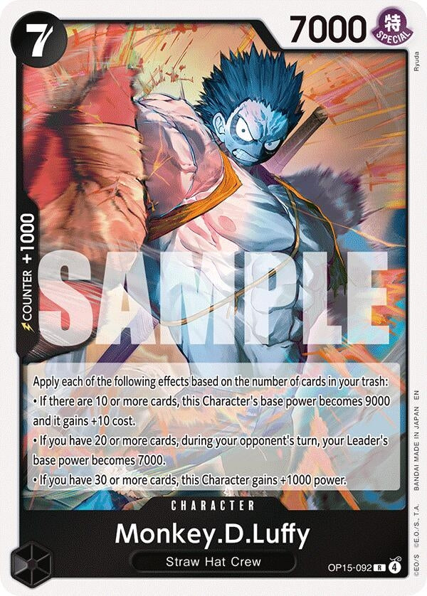 Image for Monkey.D.Luffy (OP15-092) (OP15-092) [Adventure on Kami's Island] - One Piece Card Game