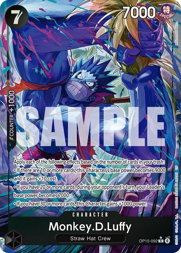 Image for Monkey.D.Luffy (OP15-092) (Alternate Art) (OP15-092) [Adventure on Kami's Island] - One Piece Card Game