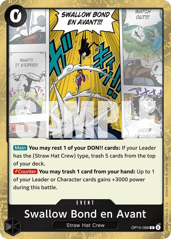 Image for Swallow Bond en Avant (OP15-096) [Adventure on Kami's Island] - One Piece Card Game