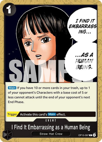 Image for I Find It Embarrassing as a Human Being (OP15-097) [Adventure on Kami's Island] - One Piece Card Game