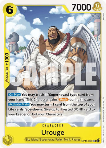 Image for Urouge (OP15-099) [Adventure on Kami's Island] - One Piece Card Game