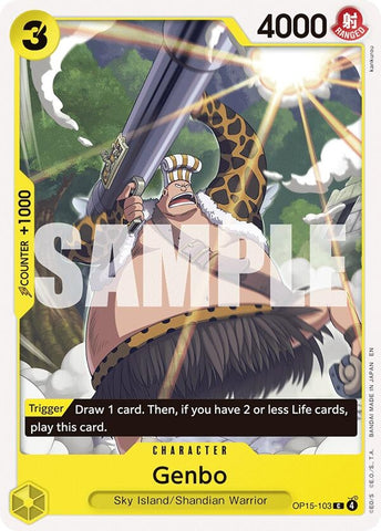 Image for Genbo (OP15-103) [Adventure on Kami's Island] - One Piece Card Game