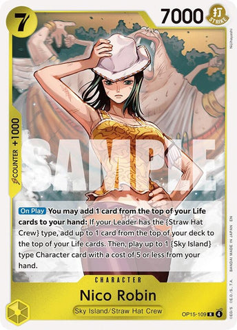 Image for Nico Robin (OP15-109) (OP15-109) [Adventure on Kami's Island] - One Piece Card Game