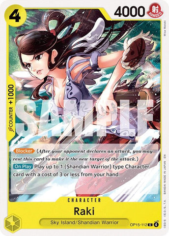 Image for Raki (OP15-112) [Adventure on Kami's Island] - One Piece Card Game