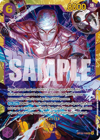 Image for Enel (OP15-118) (OP15-118) [Adventure on Kami's Island] - One Piece Card Game