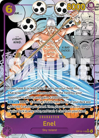 Image for Enel (OP15-118) (Manga) (OP15-118) [Adventure on Kami's Island] - One Piece Card Game