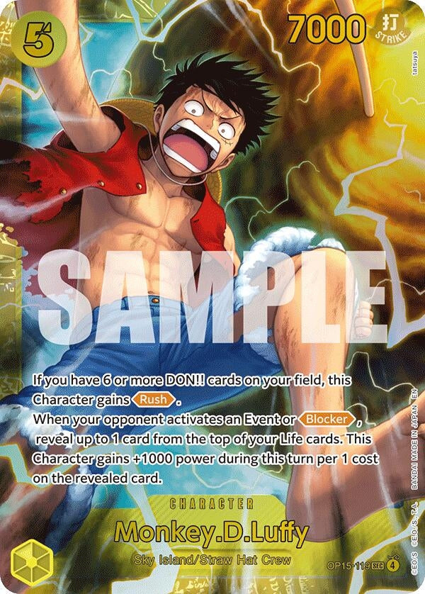 Image for Monkey.D.Luffy (OP15-119) (OP15-119) [Adventure on Kami's Island] - One Piece Card Game
