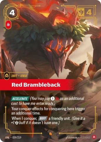 Image for Red Brambleback (029/219) [Unleashed] - Riftbound: League of Legends Trading Card Game