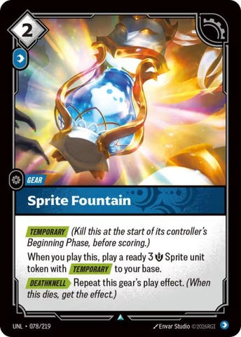 Image for Sprite Fountain (078/219) [Unleashed] - Riftbound: League of Legends Trading Card Game