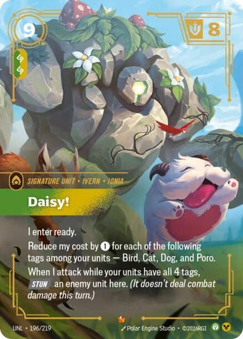 Image for Daisy! (196/219) [Unleashed] - Riftbound: League of Legends Trading Card Game