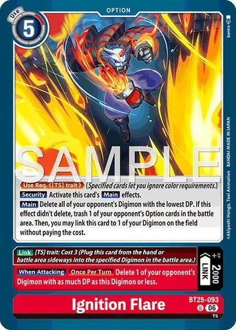 Image for Ignition Flare (BT25-093 U) [Dual Revolution] - Digimon Card Game