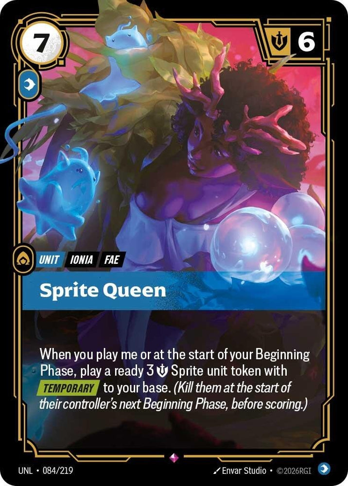 Image for Sprite Queen (084/219) [Unleashed] - Riftbound: League of Legends Trading Card Game