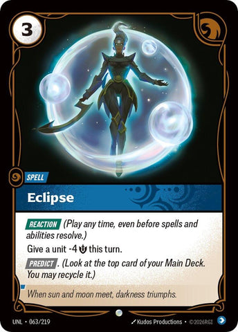 Image for Eclipse (063/219) [Unleashed] - Riftbound: League of Legends Trading Card Game