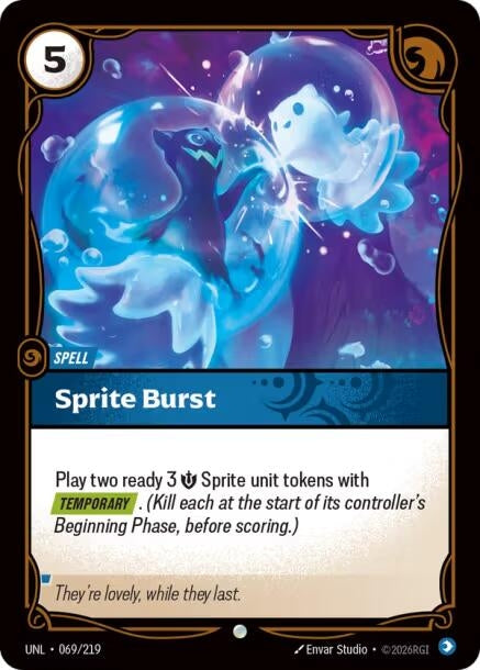 Image for Sprite Burst (069/219) [Unleashed] - Riftbound: League of Legends Trading Card Game