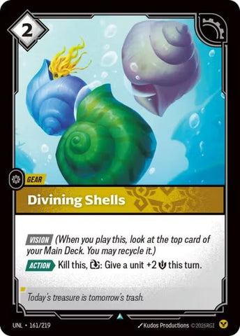 Image for Divining Shells (161/219) [Unleashed] - Riftbound: League of Legends Trading Card Game