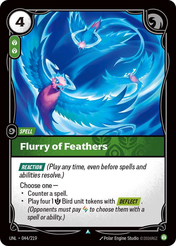 Image for Flurry of Feathers (044/219) [Unleashed] - Riftbound: League of Legends Trading Card Game