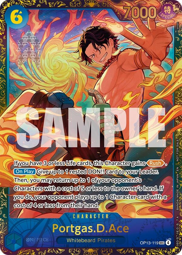 Image for Portgas.D.Ace (119) (Treasure Cup 2026) (OP13-119) [One Piece Promotion Cards] - One Piece Card Game