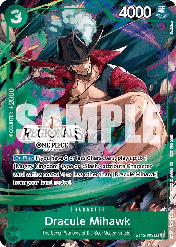 Image for Dracule Mihawk (Regional Participation Pack 2026 Vol.1) (ST12-003) [One Piece Promotion Cards] - One Piece Card Game
