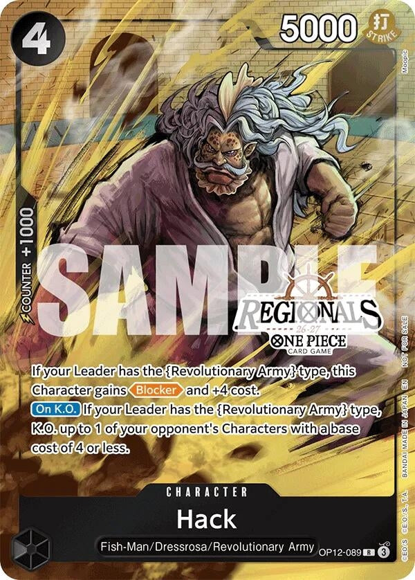 Image for Hack (Regional Participation Pack 2026 Vol.1) (OP12-089) [One Piece Promotion Cards] - One Piece Card Game
