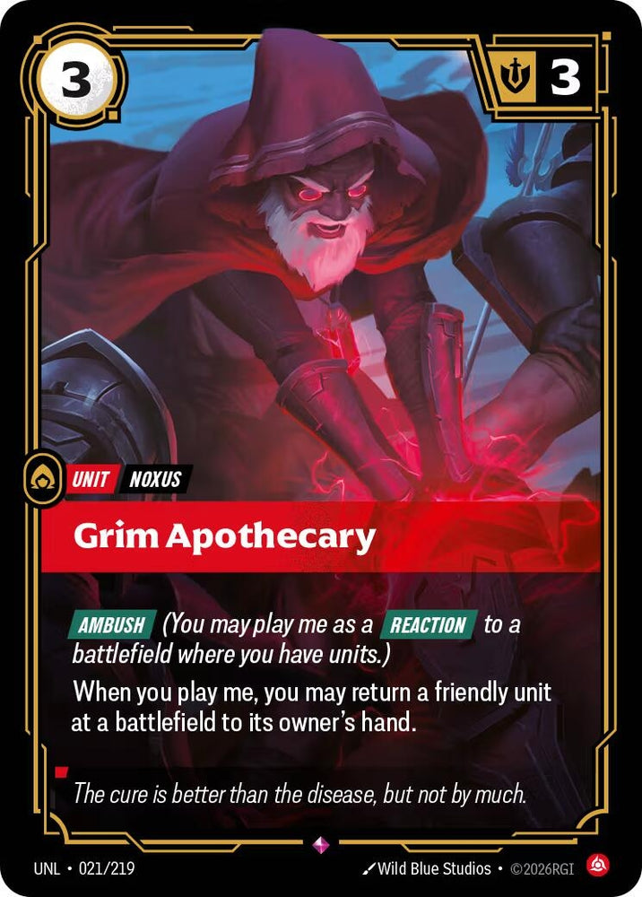 Image for Grim Apothecary (021/219) [Unleashed] - Riftbound: League of Legends Trading Card Game