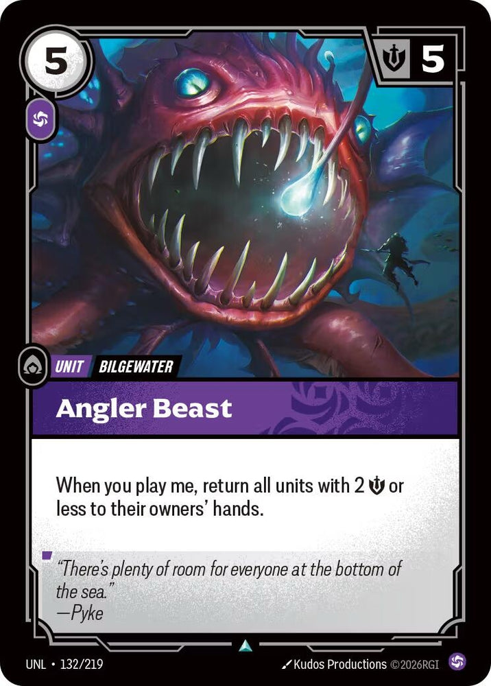 Image for Angler Beast (132/219) [Unleashed] - Riftbound: League of Legends Trading Card Game