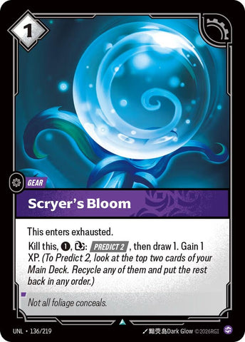 Image for Scryer's Bloom (136/219) [Unleashed] - Riftbound: League of Legends Trading Card Game